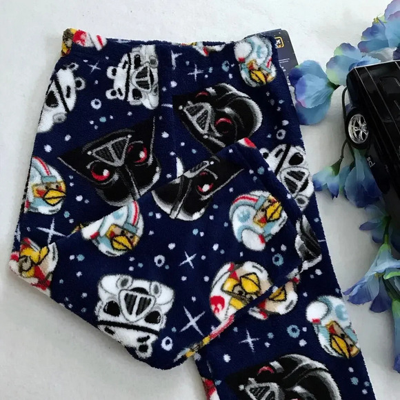 Angry Birds Star Wars NWT Fleece Pajama Bottom Boys 4 - Picture 4 of 7